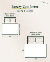 Lasuens 100% Viscose from Bamboo Comforter Queen, Cooling Duvet Insert, Down Alternative Blanket, 350 GSM All Season Summer Comforter - Soft and Fluffy Cooling Comforter for Hot Sleepers 94x90 Inches