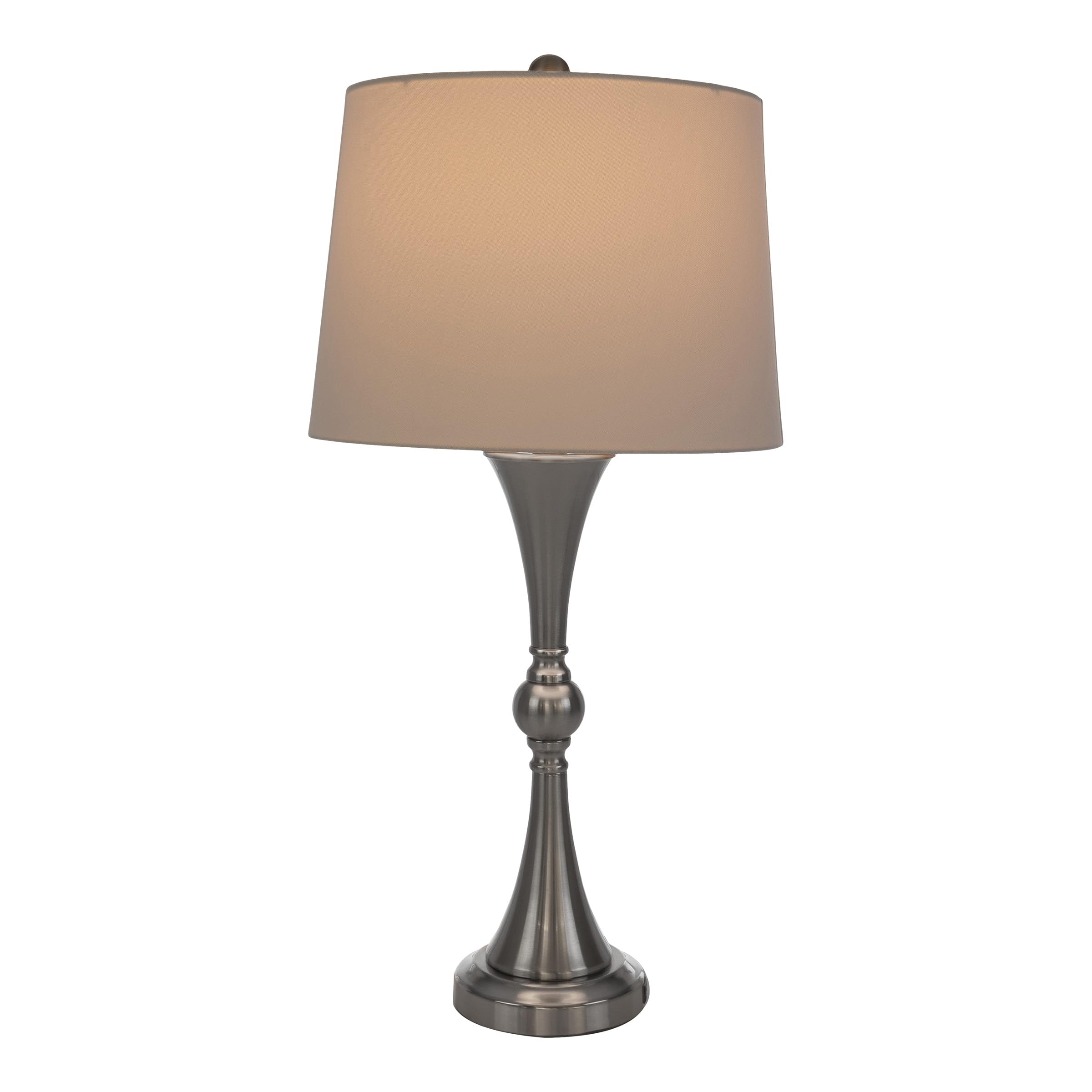 Set of 2 Table Lamps - Lamps with USB Charging Ports, Touch Control