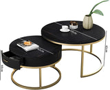 Round Coffee Table Coffee Table Nesting Coffee Table - Nesting Coffee Table Set of 2 End