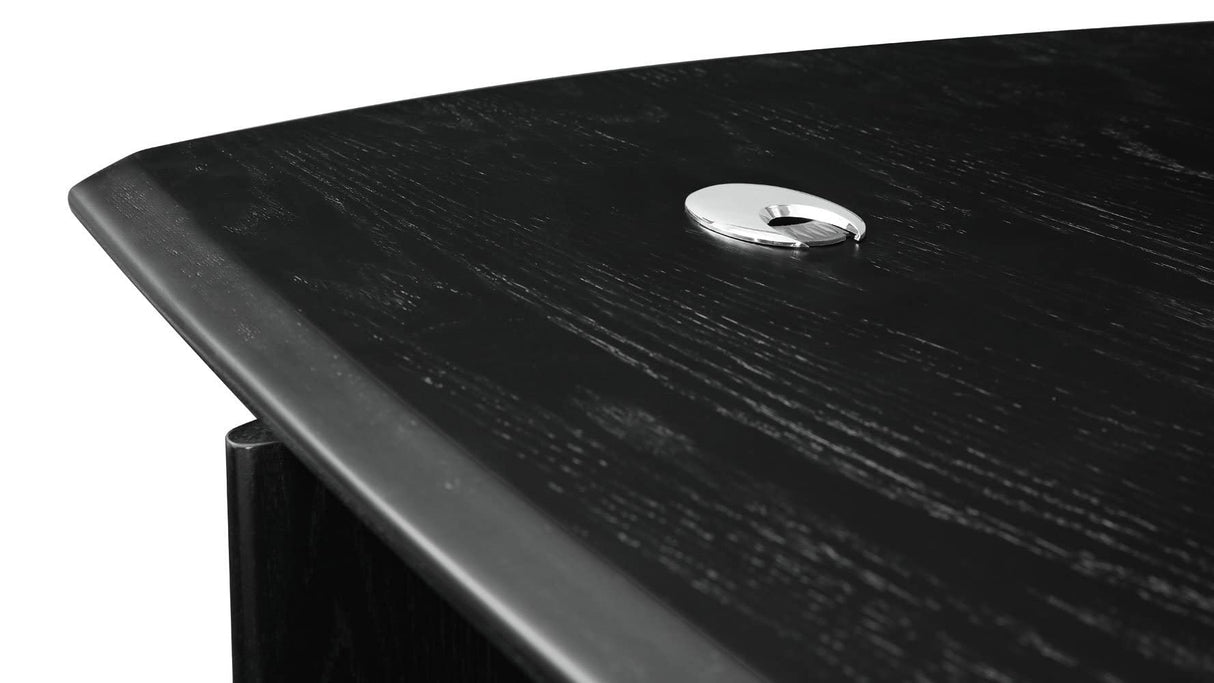 Harrison Black Oak Executive Desk