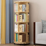 Book Shelves Bookcase Bookshelf 360 Degree Rotating Bookshelf with Letters Baffle