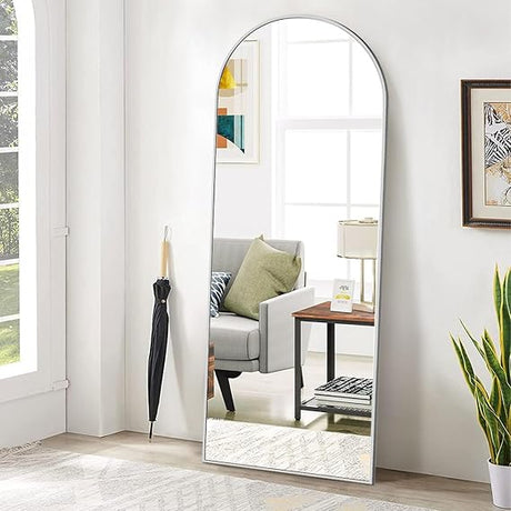 71"x26" Arch Full Length Mirror, Wall Mirror Floor Mirror with Stand Hanging or Leaning,