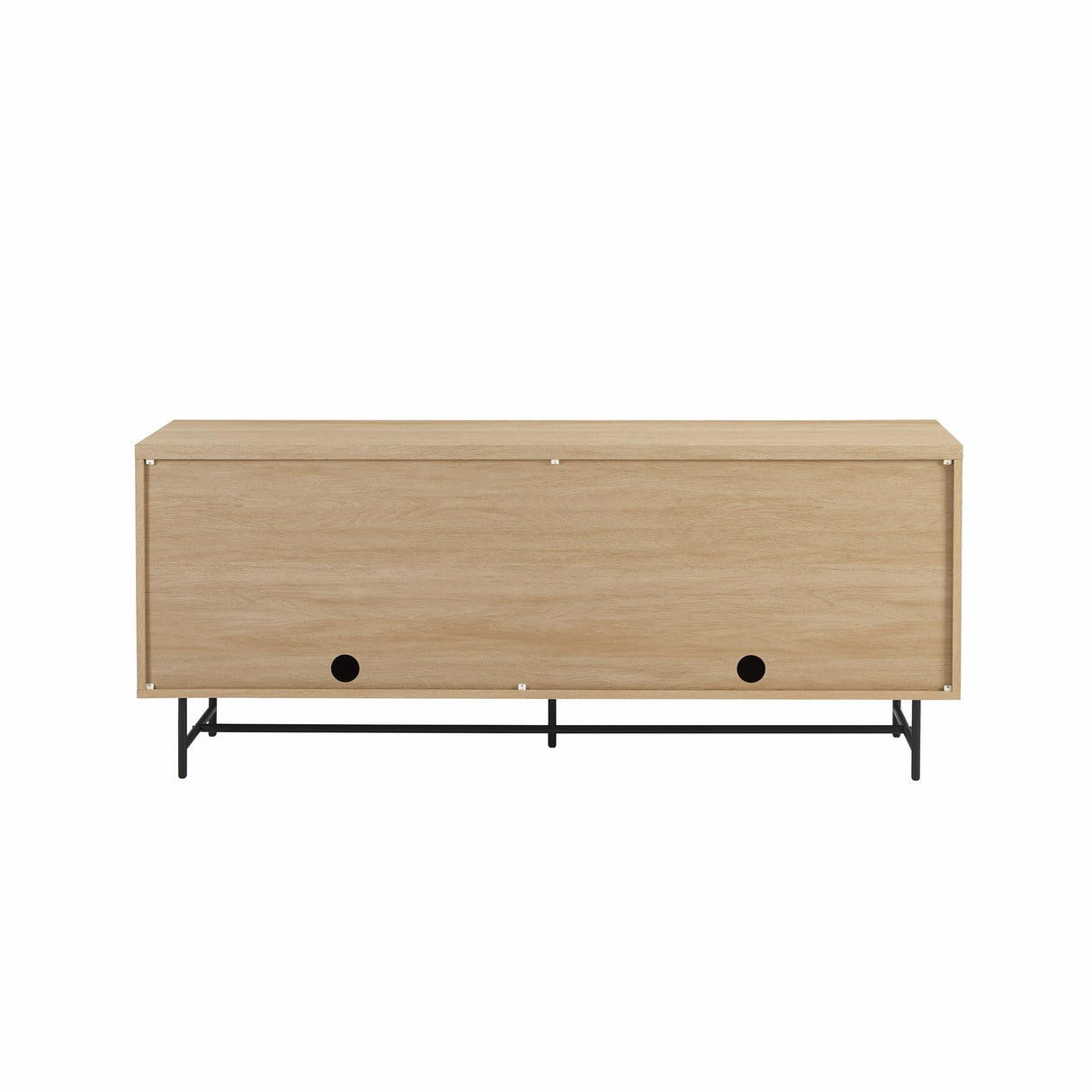 Modern Scandinavian Fluted Door Kitchen Storage Sideboard Buffet Cabinet Console,