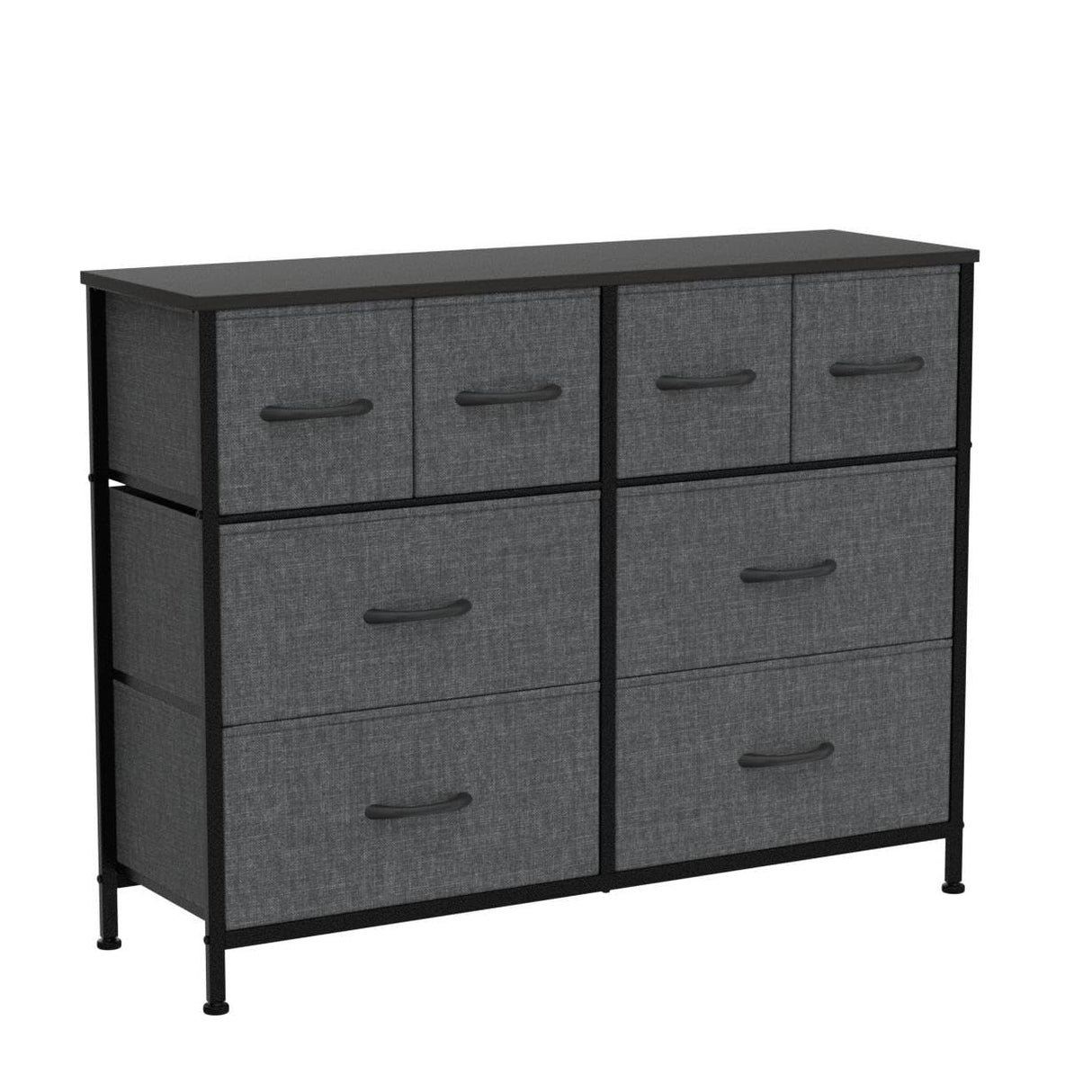 Dresser for Bedroom with 8 Drawers, Wide Fabric Dresser for Storage and Organization