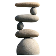 Giant Side 2 Side Rock Cairn Sculptures - Balanced Stones - Stacked Rocks - Zen Stones