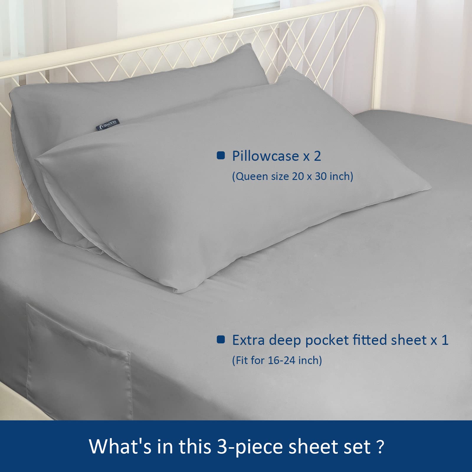 Deep Pocket Queen Sheet Sets for Air Mattress - Deep Pocket Sheets Queen Size Sets