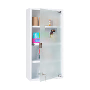 Locking Medicine Cabinet - Wall Mount Small Medicine Cabinet with Lock