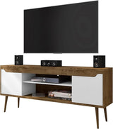 Mid Century Modern TV Stand for Televisions up to 60 Inches, Living Room Entertainment