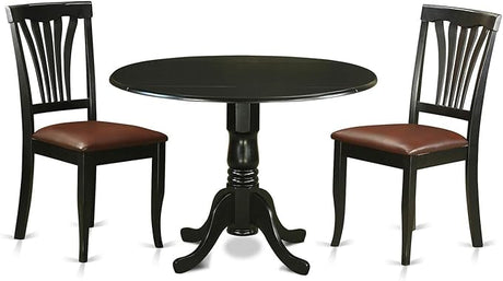 DLAV5-SBR-C 5 Piece Dinette Set for 4 Includes a Round Dining