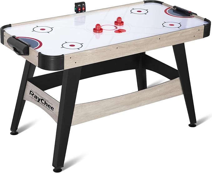 58" Air Hockey Table, Indoor Powered Air Hockey Game Table w/2 Pucks