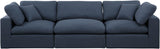 187Navy-S119 Comfy Collection Modern | Contemporary Upholstered Modular Sofa