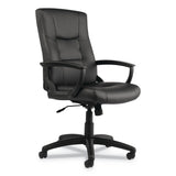 R4119 Alera Yr Series Executive High-Back Swivel/tilt Leather Chair, Black