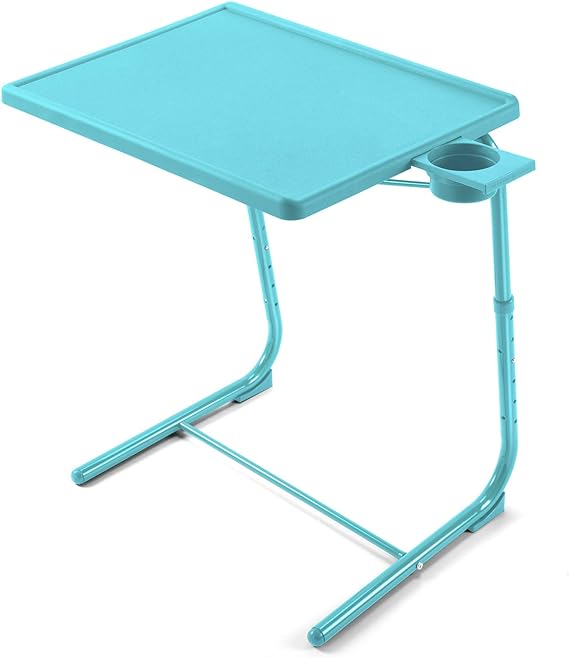 Adjustable TV Tray Table - TV Dinner Tray on Bed & Sofa, Comfortable Folding Table