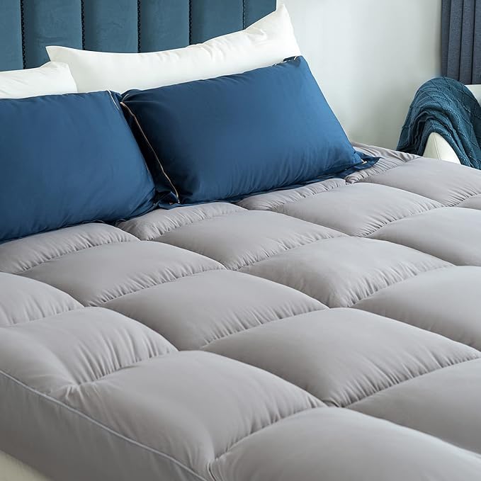 Mattress Topper Queen, Cooling Pillow Top Mattress Topper