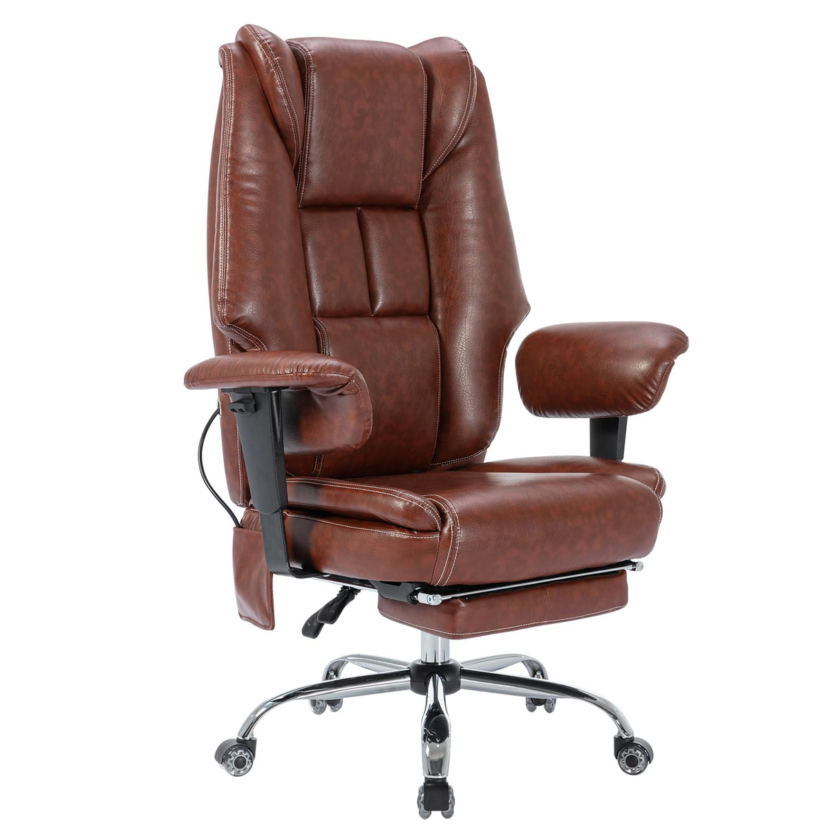 Big and Tall Office Chair 400LBS Weight Capacity, PU Leather High Back Ergonomic Office