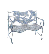 Mermaid Garden Bench for Outdoors | Outdoor Benches Weatherproof | Metal Bench