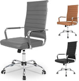 Okeysen Office Desk Chair, Ergonomic Leather Modern Conference Room Chairs