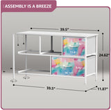 Kids Dresser with 5 Drawers - Storage Chest Organizer Unit with Steel Frame