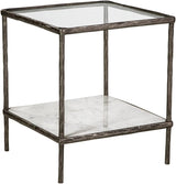 Ryandale Contemporary Accent Table, Antique Black