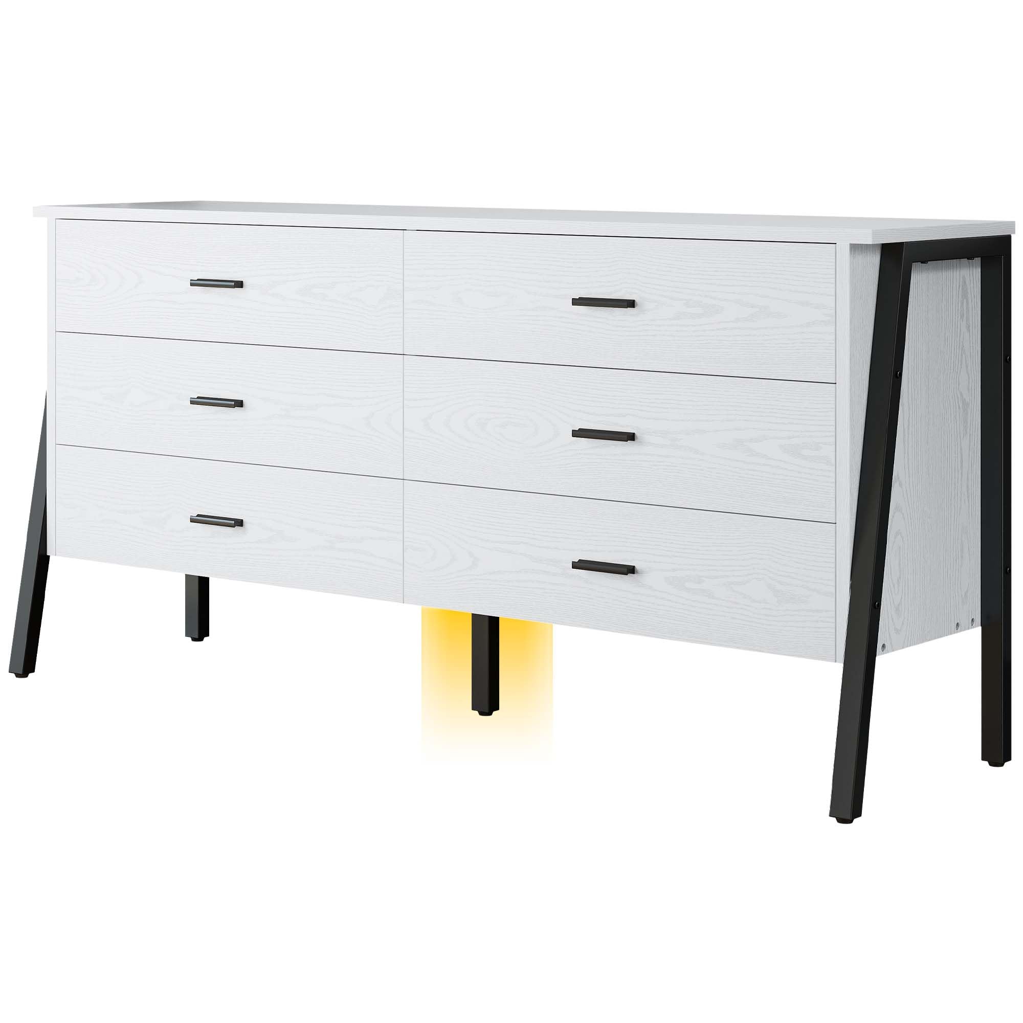 Drawer Dresser for Bedroom, Wood Dressers