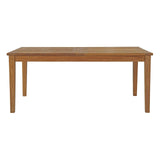 EEI-2714-NAT Marina Premium Grade A Teak Wood Outdoor Patio Extendable