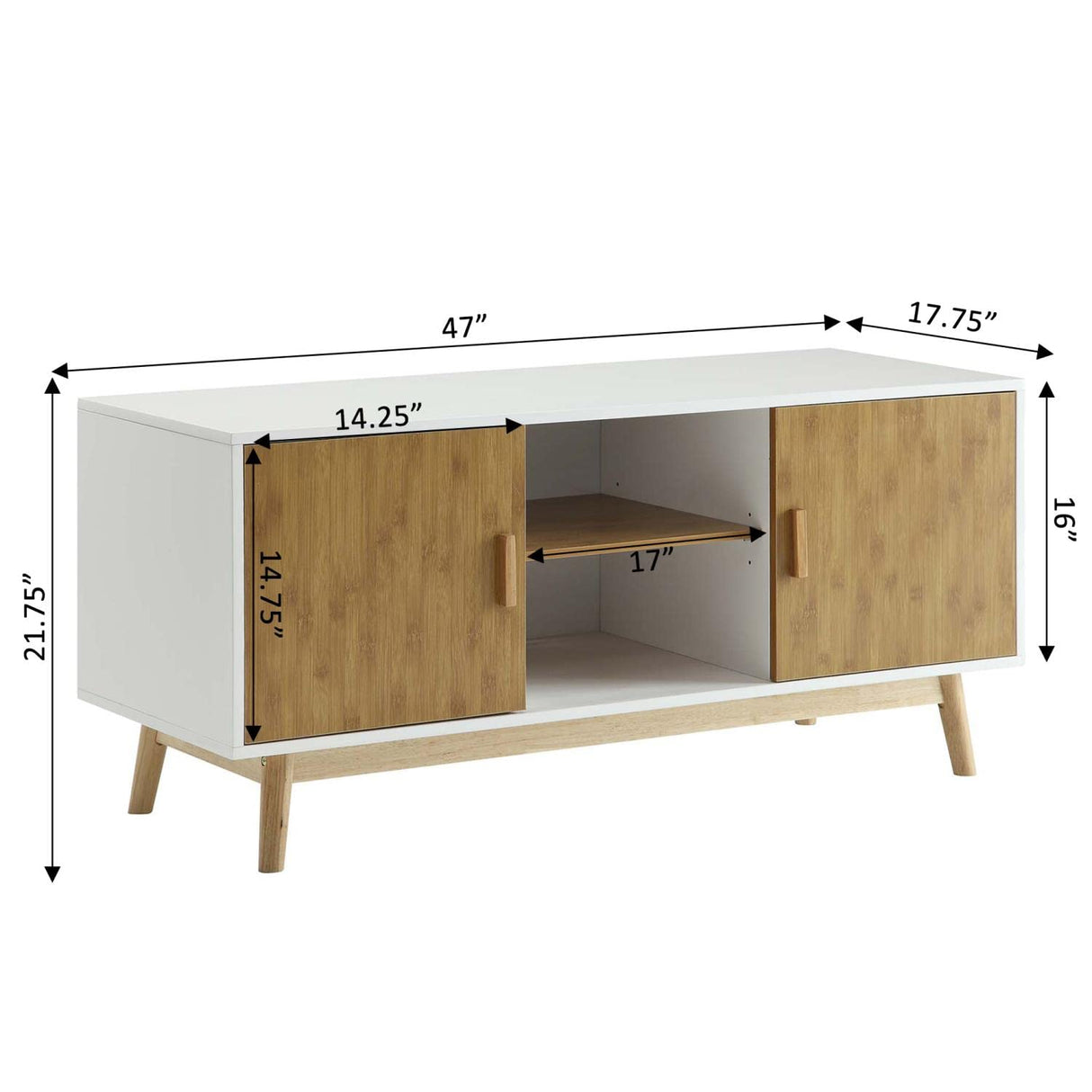 Oslo TV Stand, White