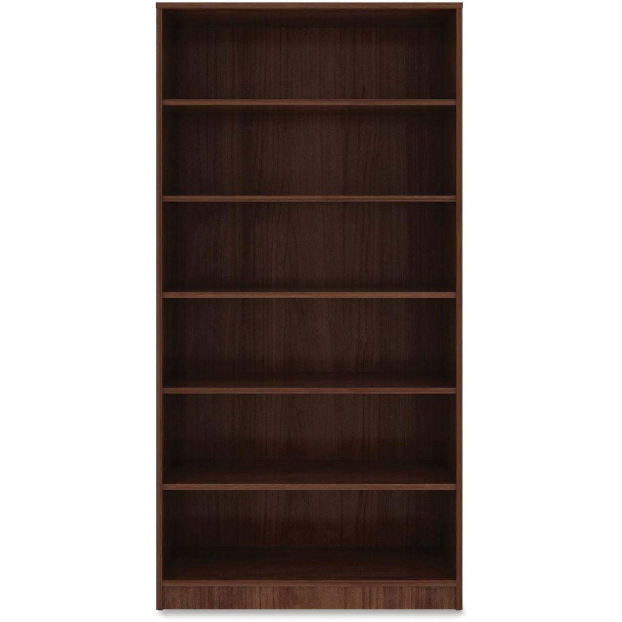 Lorell LLR99792 - Walnut Laminate Bookcase