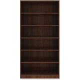 Lorell LLR99792 - Walnut Laminate Bookcase