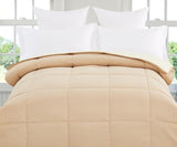 Down Alternative Comforter (Calm Blue / Grey, Queen) - All Season Comforter - by Natural
