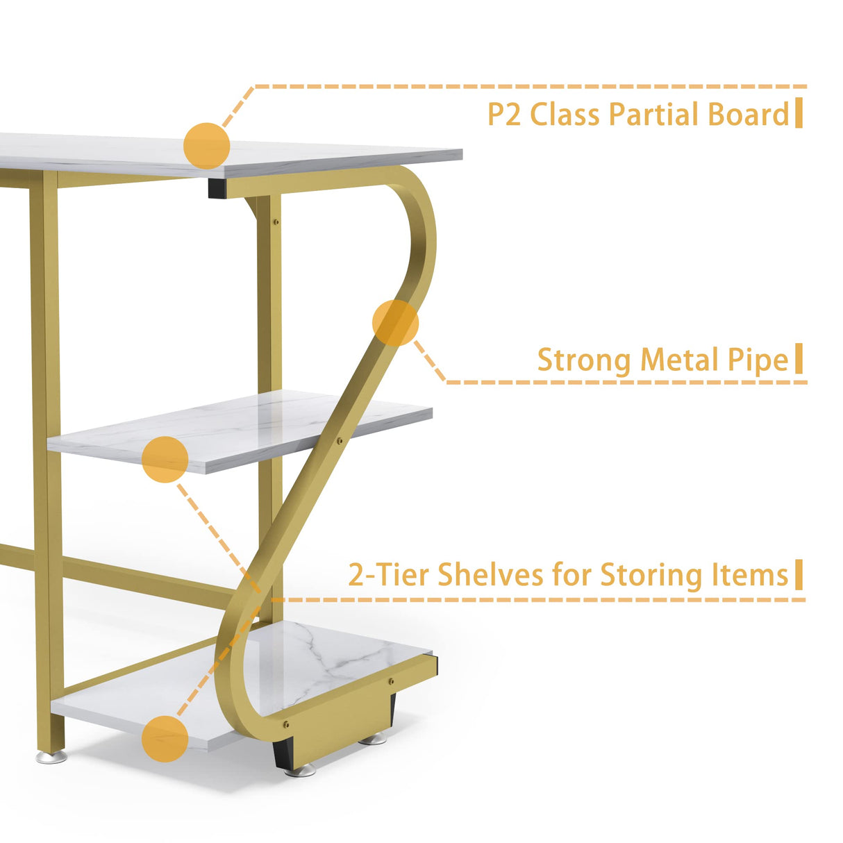 Reversible l Shaped Computer Desk with Storage Home Gaming Office Writing