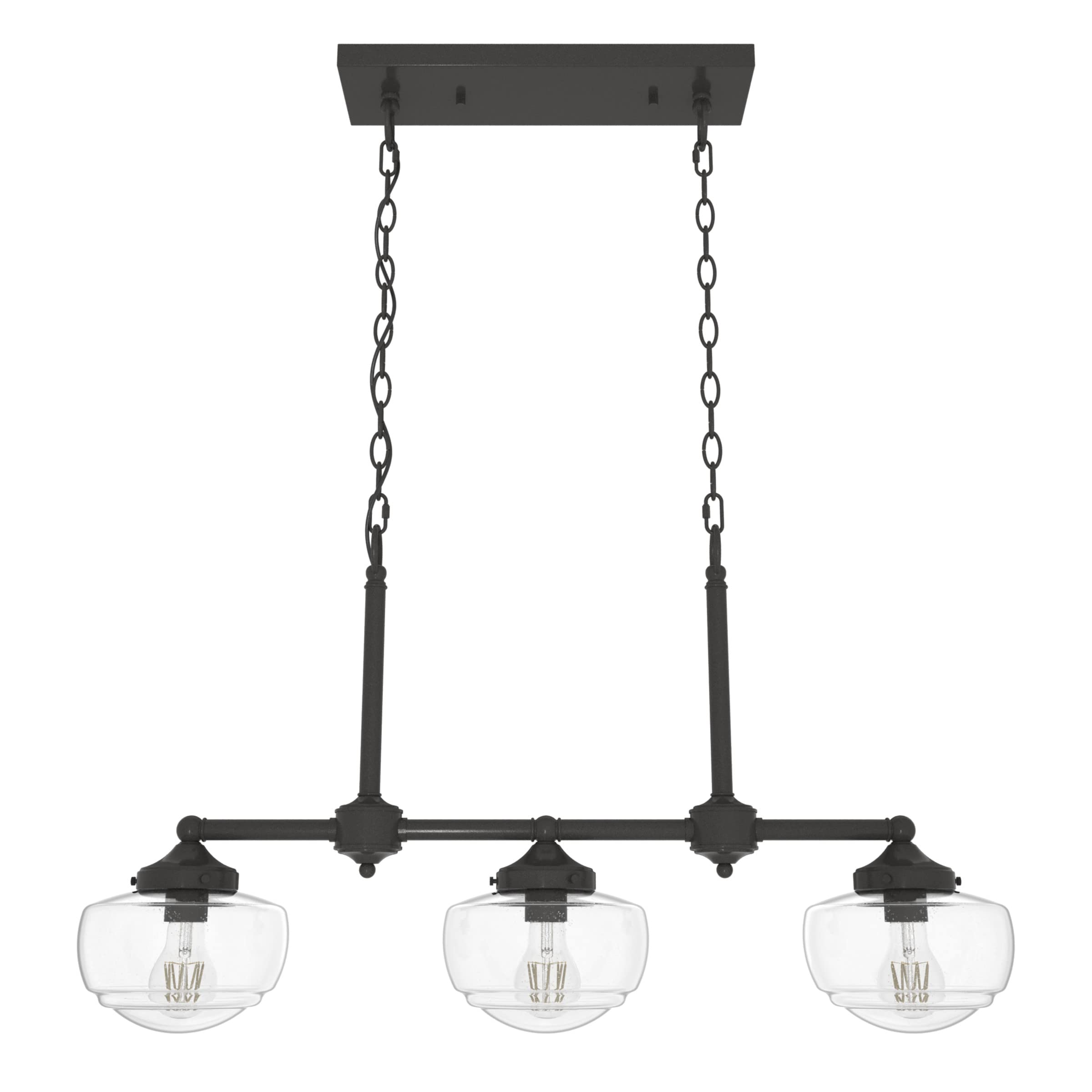 Saddle Creek 3-light Noble Bronze, Large Chandelier, Dimmable