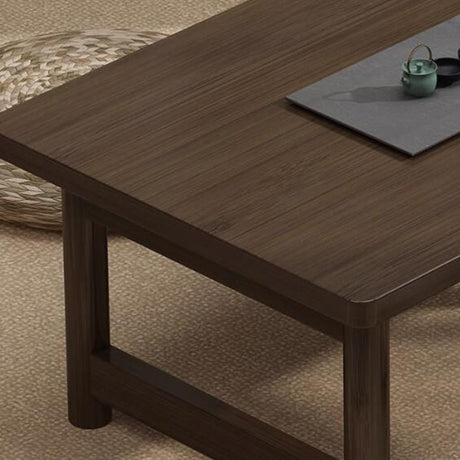 Solid Wood Coffee Table, Foldable Window Table, Balcony Short Coffee Table, Laptop