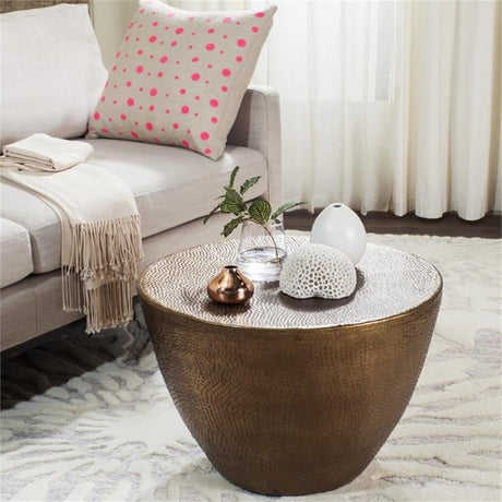 Home Collection Myrtis Brass Coffee Table