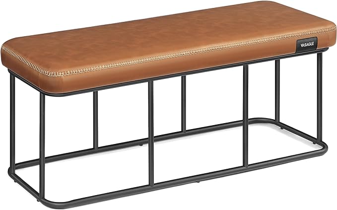 EKHO Collection - Bench for Entryway Bedroom, Synthetic Leather  ULOM073B01