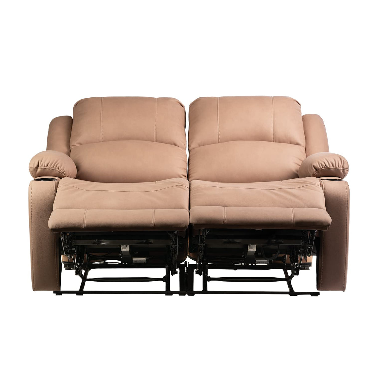 58" Wall Hugger Reclining RV Theater Seats | Double Recliner RV Sofa