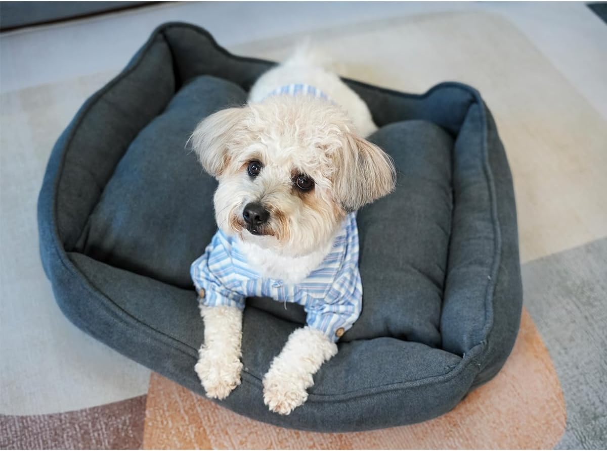 Dog Beds Washable Medium Size Dog Waterproof Lining Dog Sofa Bed