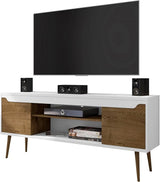 Mid Century Modern TV Stand for Televisions up to 60 Inches, Living Room Entertainment