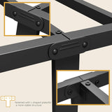 Queen Metal Bed Frame with Headboard - 14 Inch Heavy Duty Platform