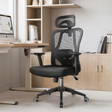 Black Ergonomic Office Chair Height Adjustble Mesh Desk Chair for Home Office