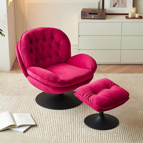 Modern Lounge Chair with Footrest