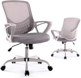 Office Chair, Ergonomic Home Desk Chair Mid Back Mesh Chair Rolling Swivel Computer