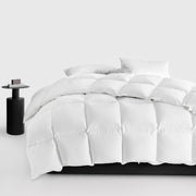 100% Organic Cotton Goose Feather Down Duvet King Size,750 Fill Power-Ultra Soft