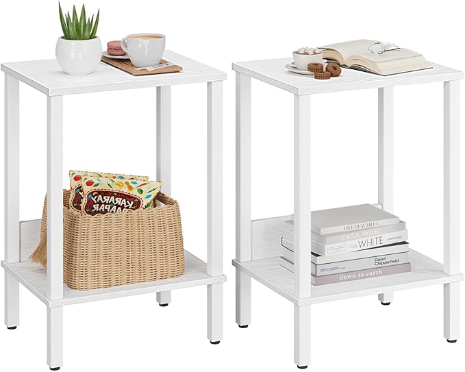 Set of 2 End Table, Side Table, Nightstands