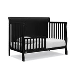 Simmons Kids Carter 6-in-1 Convertible Crib - Greenguard Gold Certified, Black Ebony