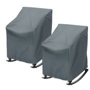 2 Pack Patio Rocking Chair Cover 27.5" L x 32.5" D x 39" H 420D Waterproof