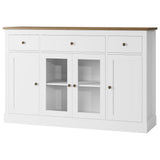 Sideboard Buffet Cabinet with Storage, 55" Large Kitchen Buffet Storage Cabinet