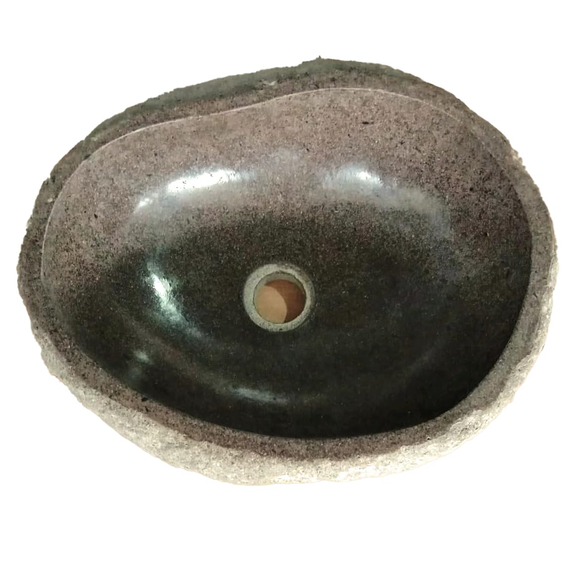 PACIFIC Natural River Stone Vessel Sink – Handcrafted Bathroom Basin