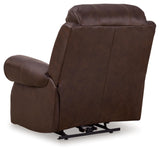 Design by Ashley Freyeburg Classic Leather Match Upholstered Power Recliner