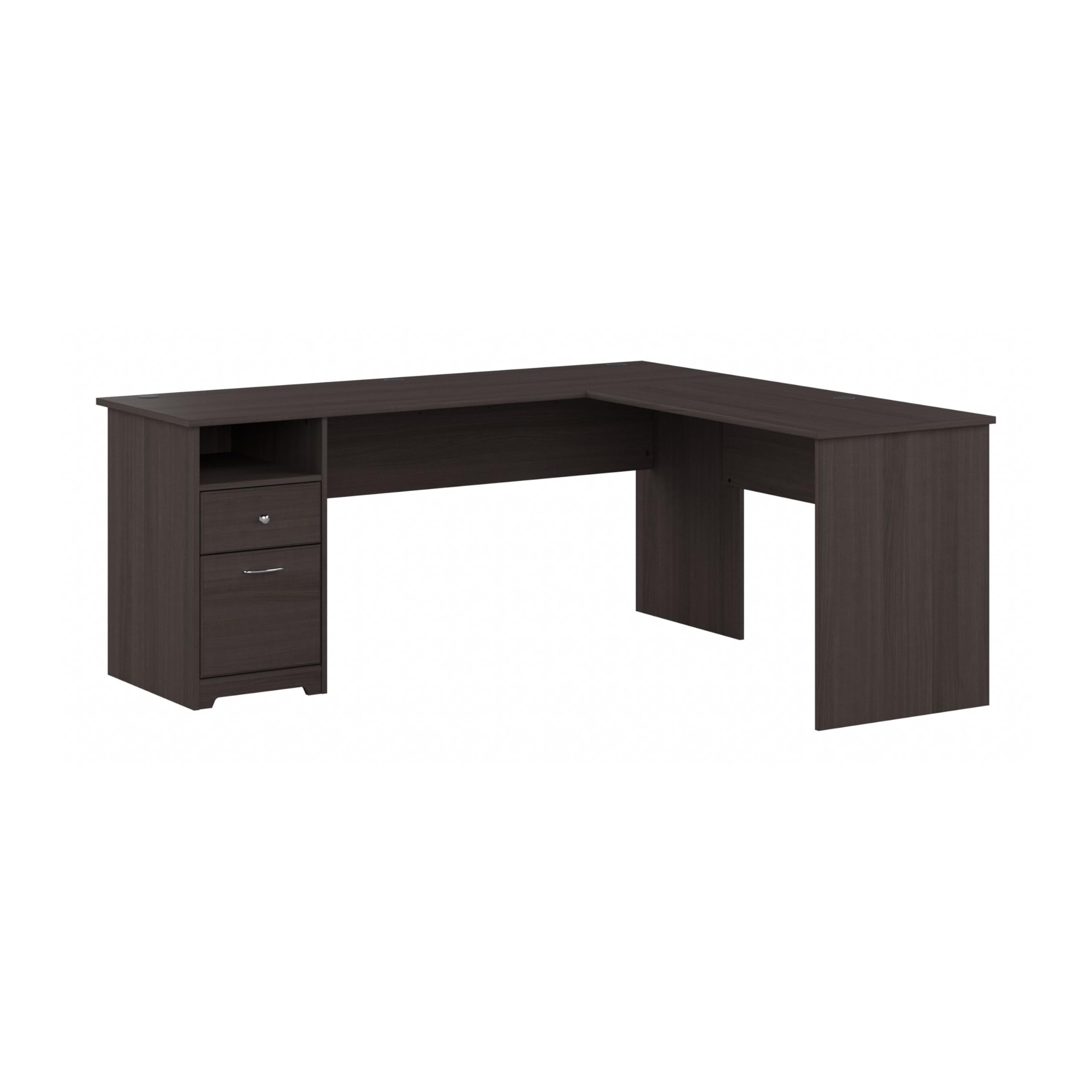 L Shaped Desk with Drawers for Executive and Home Office
