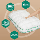 Fluffy Support Bed Pillow King Size, Super Soft Premium Down-Alternative